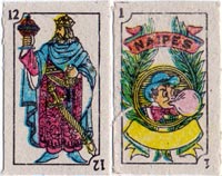 Anonymous miniature playing cards from Mexico, c.2000