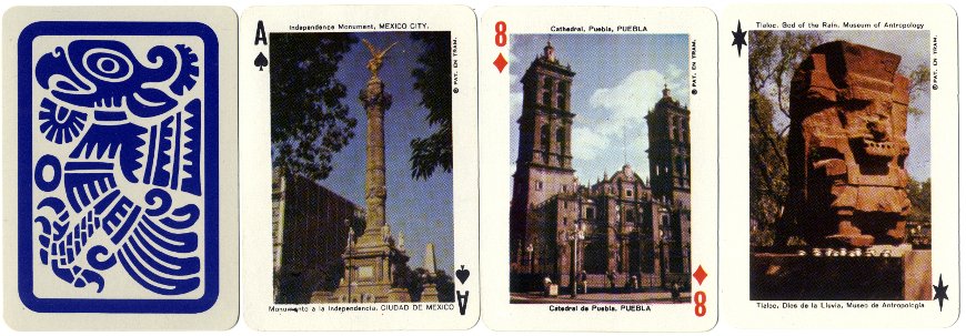 Panoramic Souvenir Playing Cards from Mexico