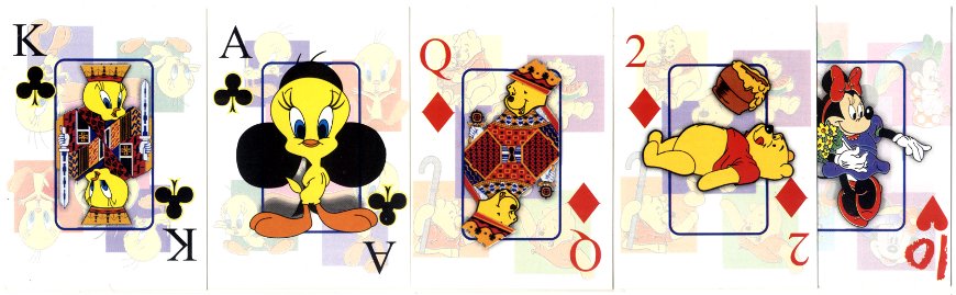 Anonymous Mexican children's Walt Disney playing cards