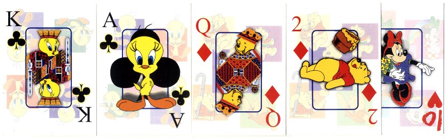 Anonymous Mexican children's Walt Disney playing cards