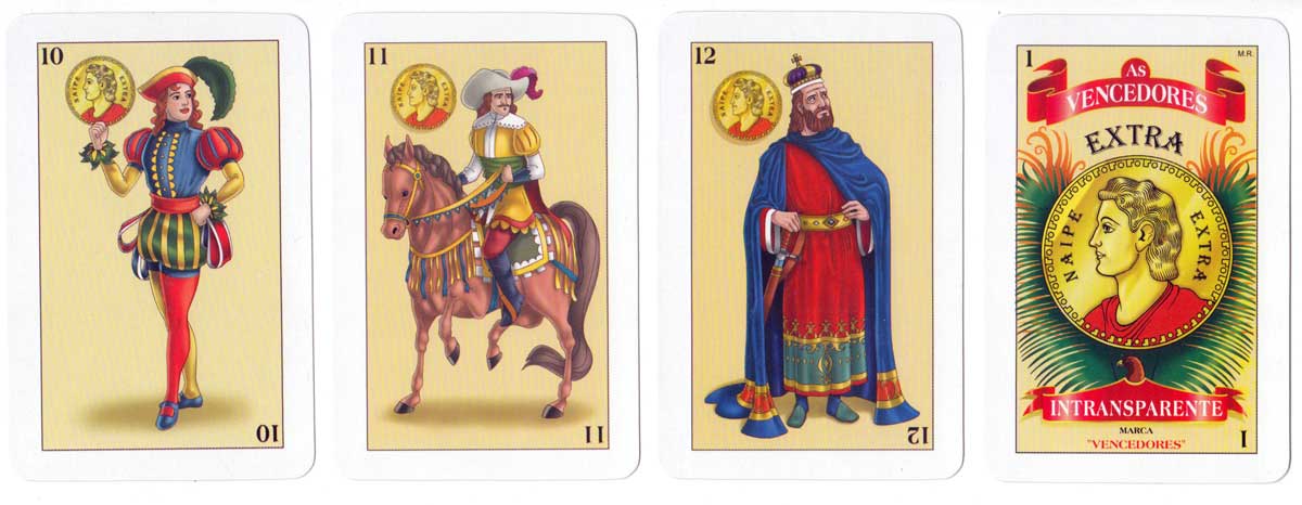 Anonymous Mexican playing cards titled As Vencedores