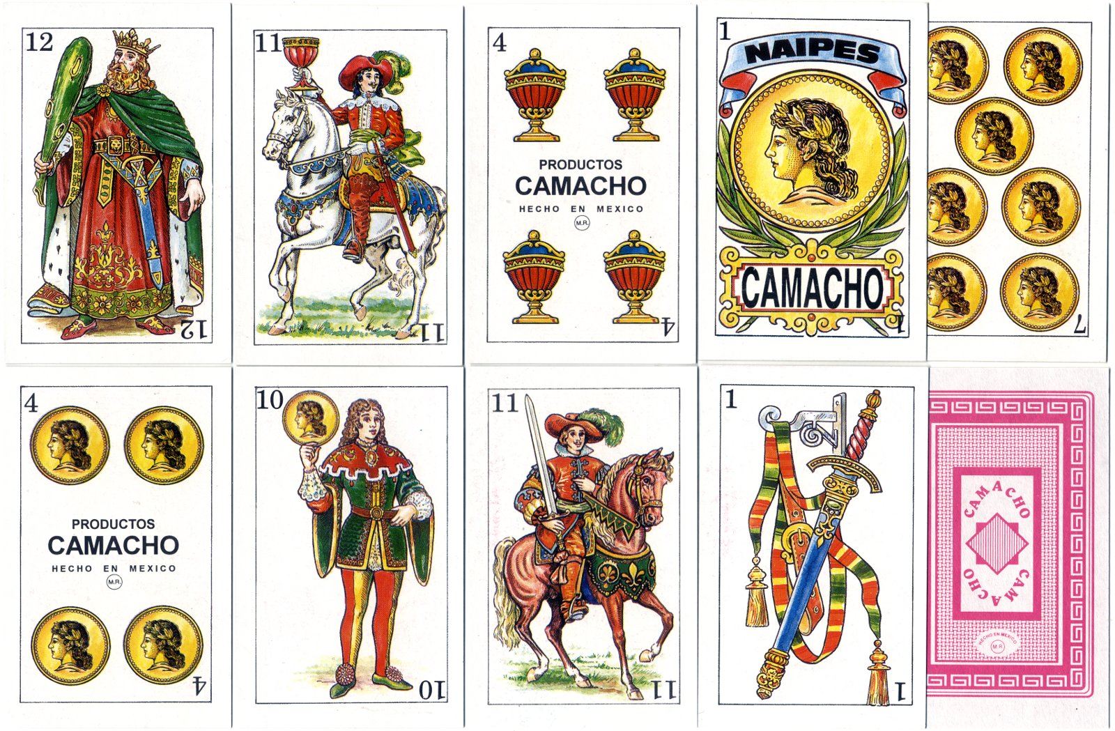 Playing Cards made by Productos Camacho, Mexico, c.2003 Playing Cards made by Productos Camacho, Mexico, c.2003