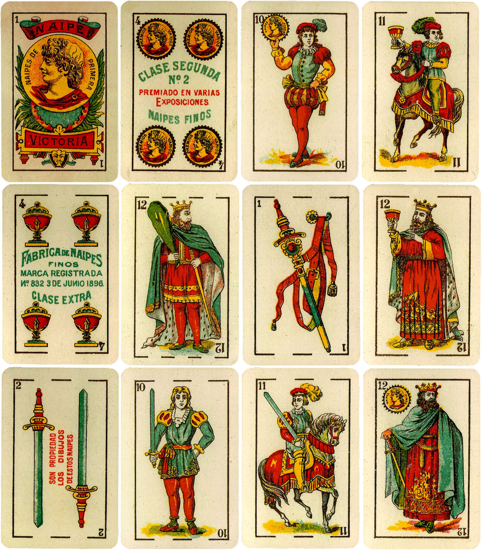 Naipe Victoria by Clemente Jacques, c.1900 Naipe Victoria by Clemente Jacques, c.1900