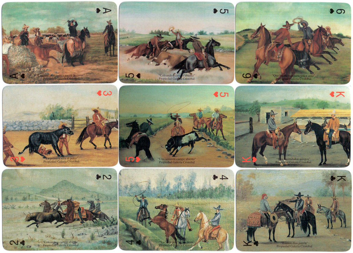 “Baraja Charra” with paintings by Ernesto Icaza, 2002 “Baraja Charra” with paintings by Ernesto Icaza, 2002