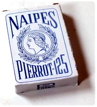 box from Naipes ‘Pierrot-125’ manufactured by Orpamex, S.A., Mexico