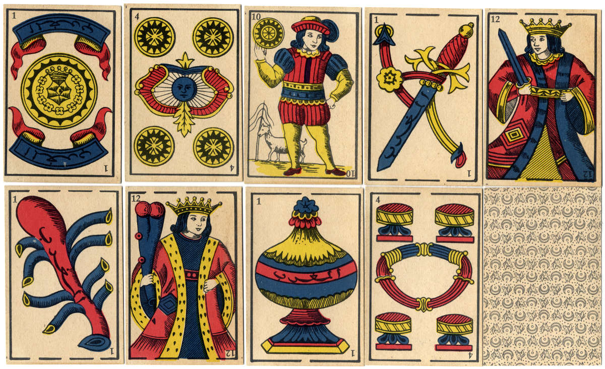 anonymous Spanish-suited playing cards
