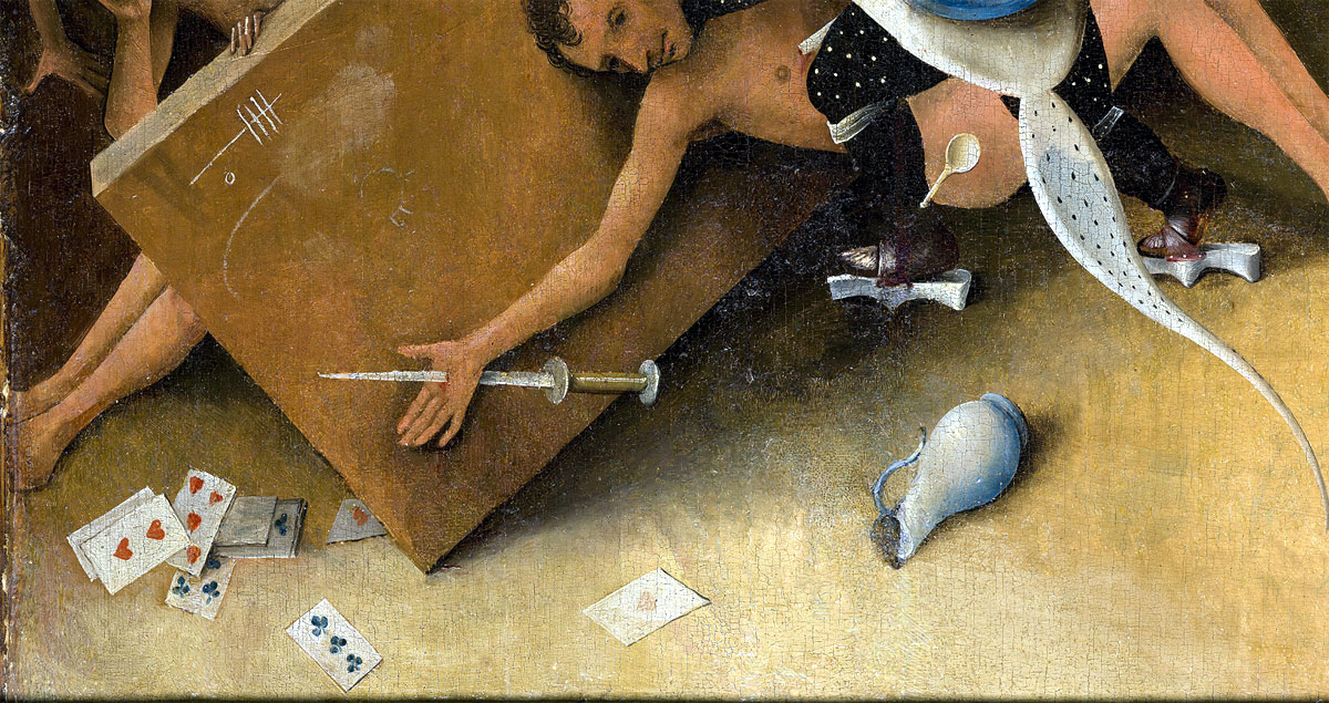 detail from the ‘Garden of Earthly Delights’ by Jheronimus Bosch