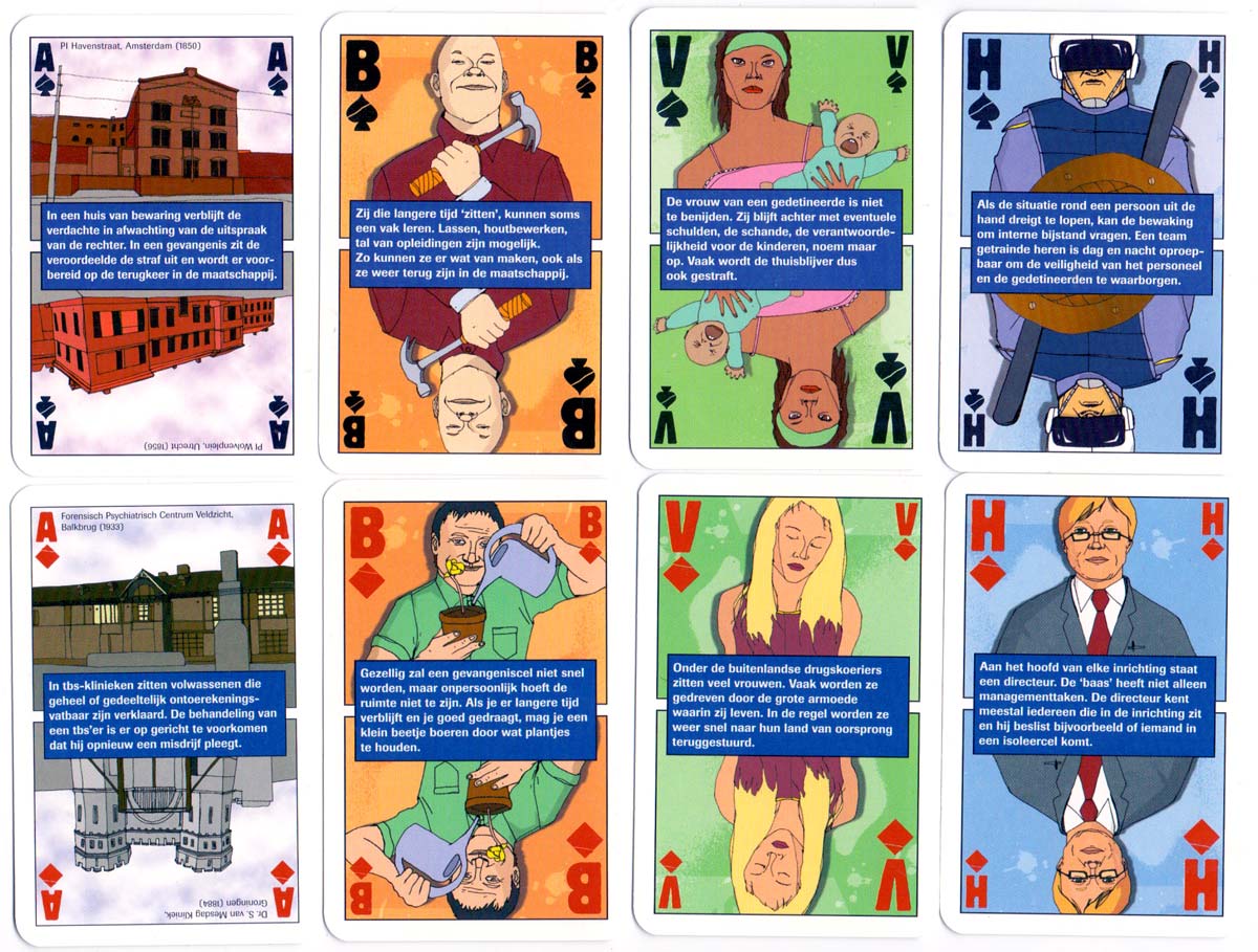 Playing cards published by the ‘Dutch Dienst Justitiële Inrichtingen’: a look behind the gates of Judicial / Custodial institutions