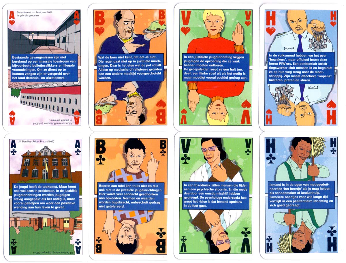Playing cards published by the ‘Dutch Dienst Justitiële Inrichtingen’: a look behind the gates of Judicial / Custodial institutions