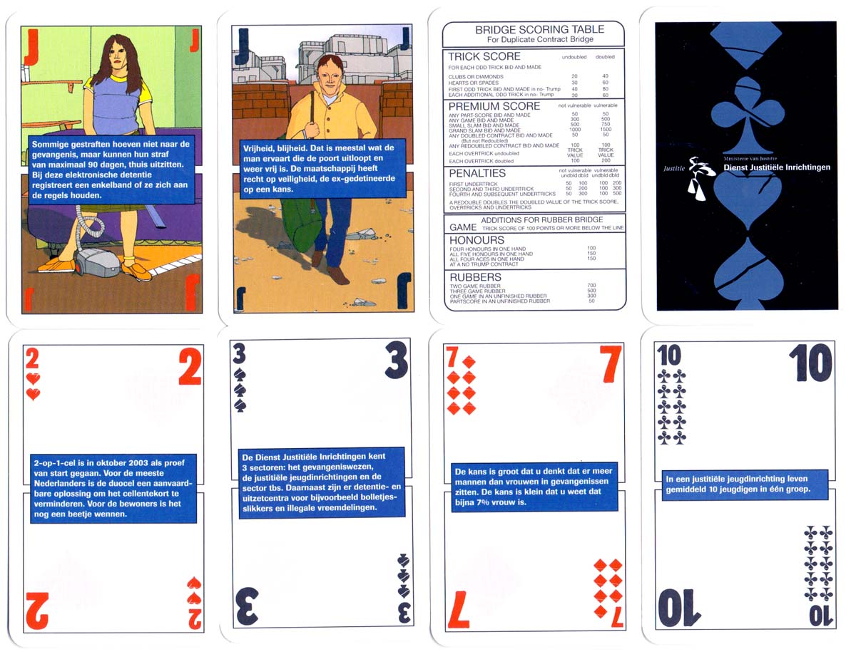 Playing cards published by the ‘Dutch Dienst Justitiële Inrichtingen’: a look behind the gates of Judicial / Custodial institutions