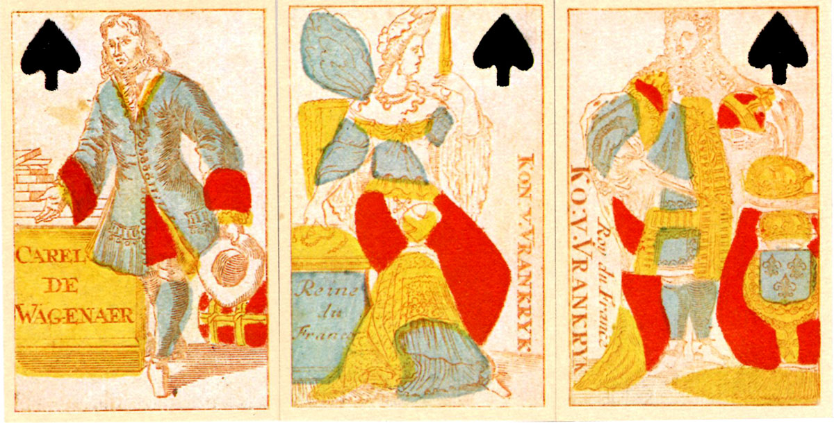 facsimile edition of cards first published by Carel de Wagenaer, Amsterdam in c.1698 facsimile edition of cards first published by Carel de Wagenaer, Amsterdam in c.1698