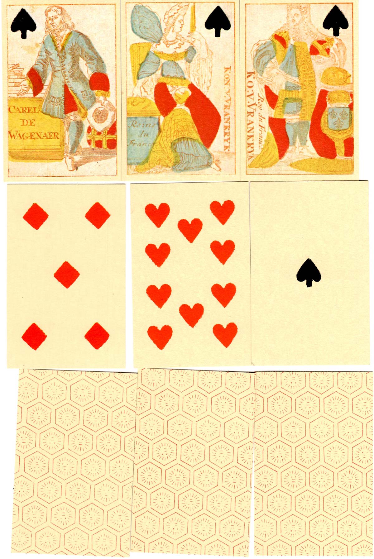 facsimile edition of cards first published by Carel de Wagenaer, Amsterdam in c.1698 facsimile edition of cards first published by Carel de Wagenaer, Amsterdam in c.1698