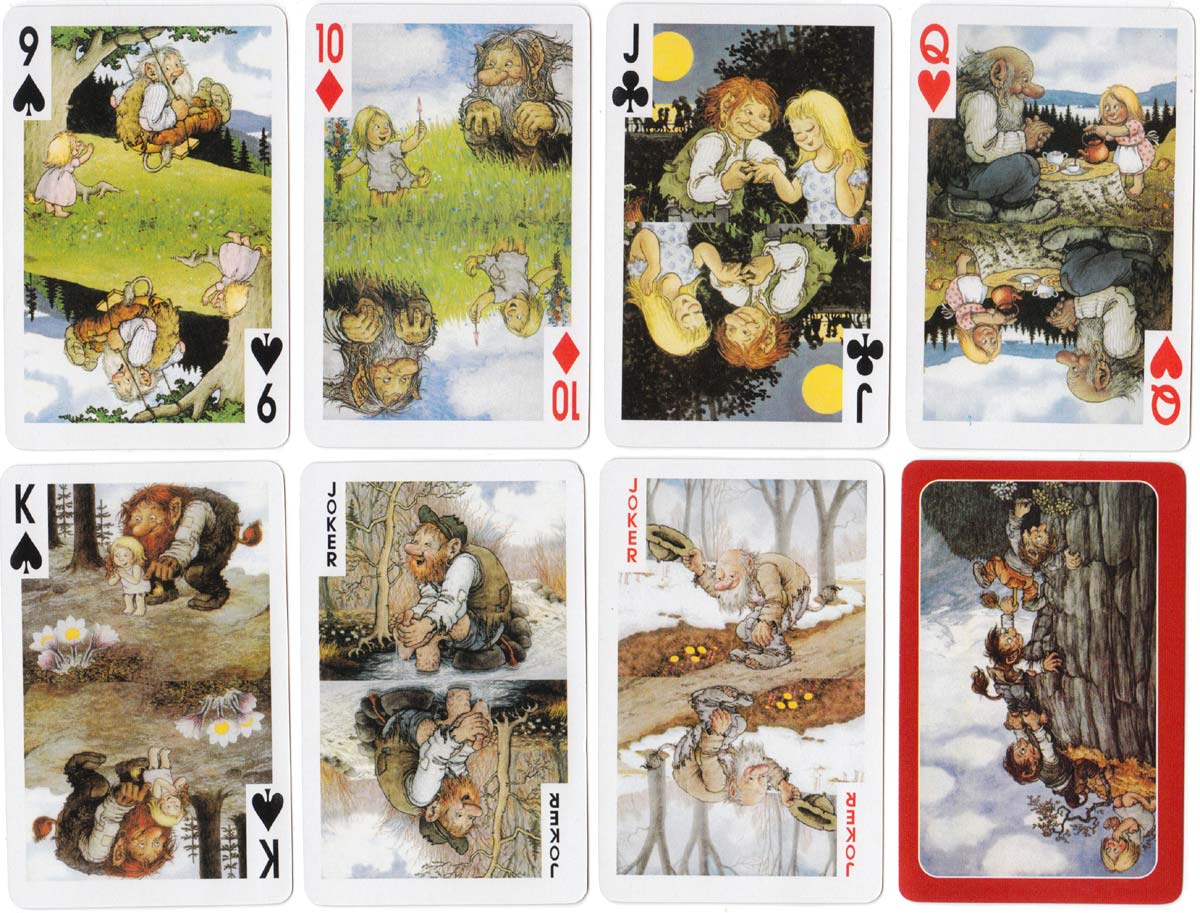 Norwegian Troll Cards published by Aune Forlag of Trondheim Norwegian Troll Cards published by Aune Forlag of Trondheim