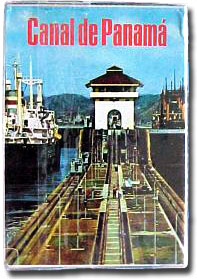 Panama Canal souvenir playing cards, unknown manufacturer