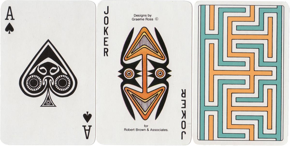 Papua New Guinea playing cards designed by Graeme Ross