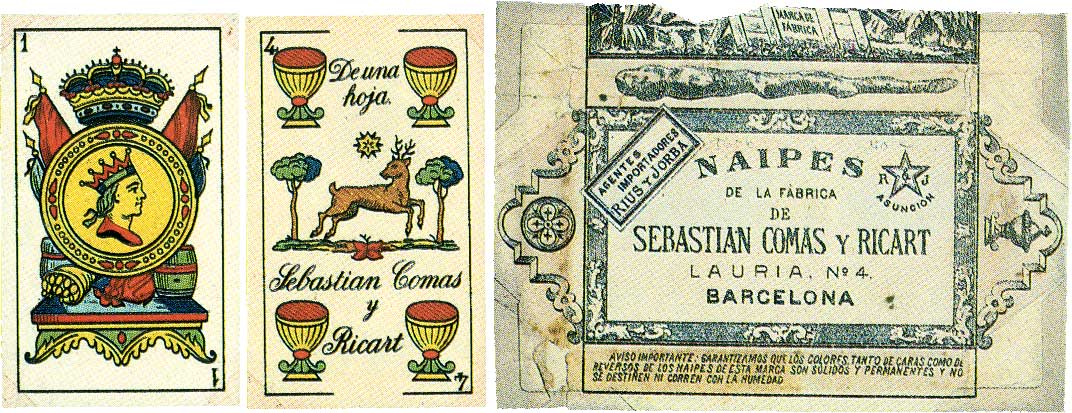 packs were imported from Spain by agents such as Ruis y Jorba, Asunción packs were imported from Spain by agents such as Ruis y Jorba, Asunción