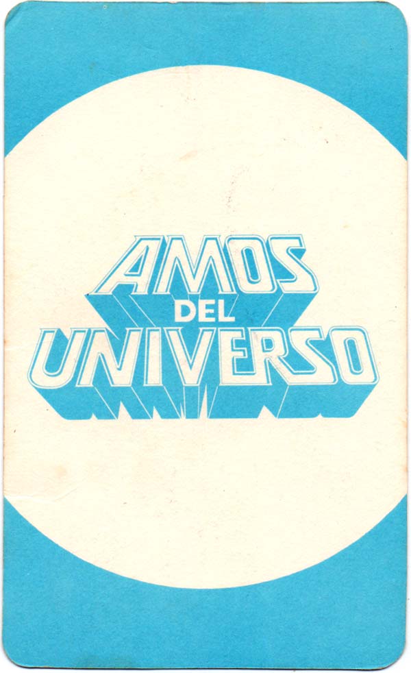 “Amos del Universo” card game published by Litografía  Goicochea Hnos, S.A., Peru, c.1980