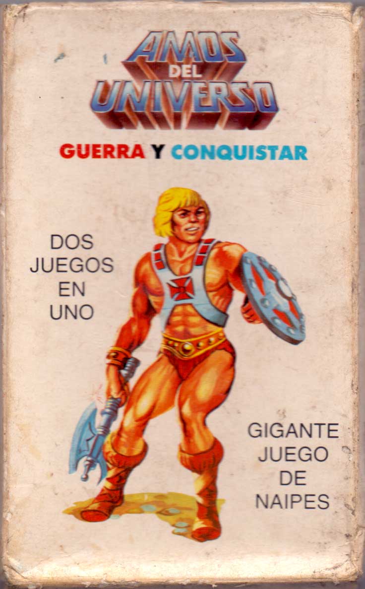 “Amos del Universo” card game published by Litografía  Goicochea Hnos, S.A., Peru, c.1980