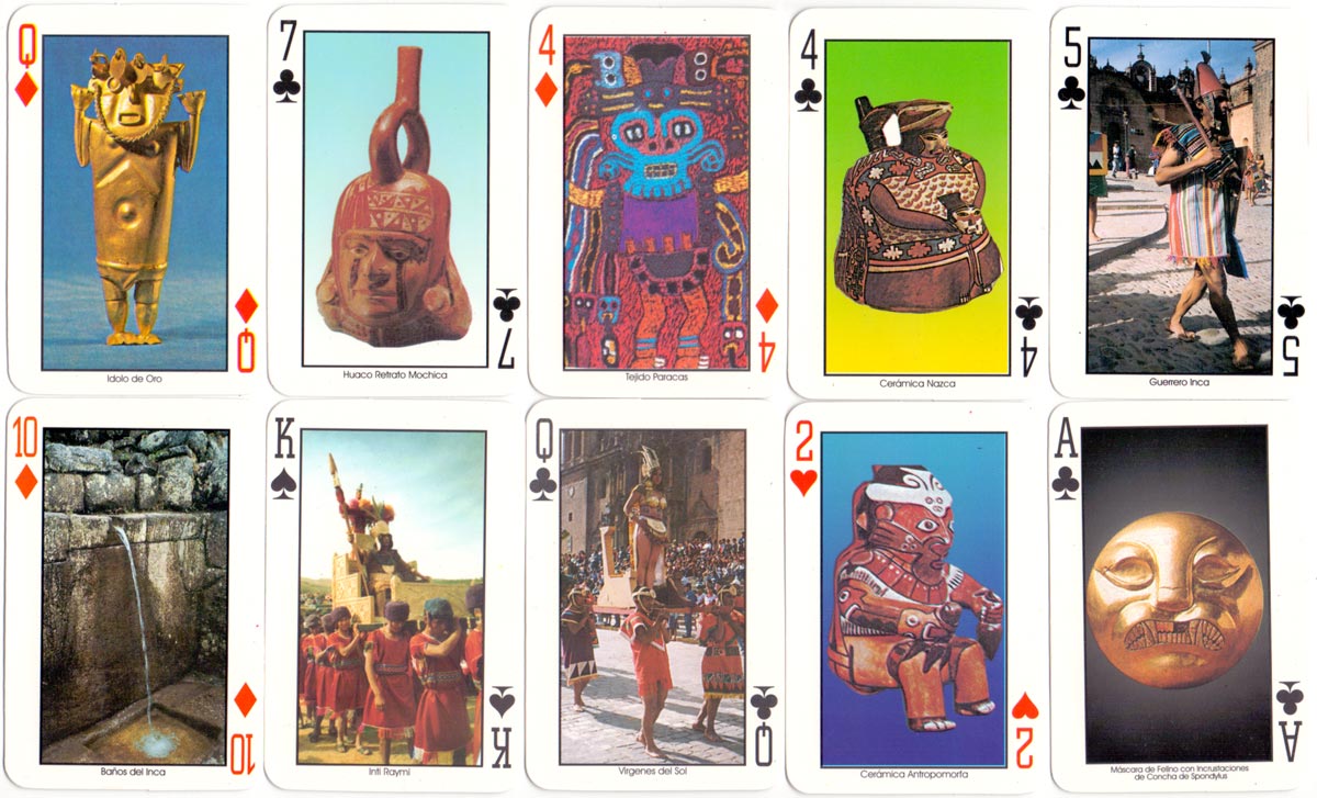 Pre-Incas & Incas Souvenir Playing Cards, Cusco, Peru, 2000