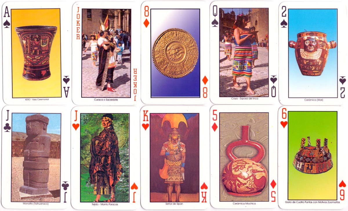 Pre-Incas & Incas Souvenir Playing Cards, Cusco, Peru, 2000