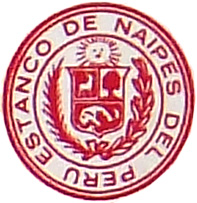 The logo of the Estanco de Naipes usually appears on the reverse of the cards