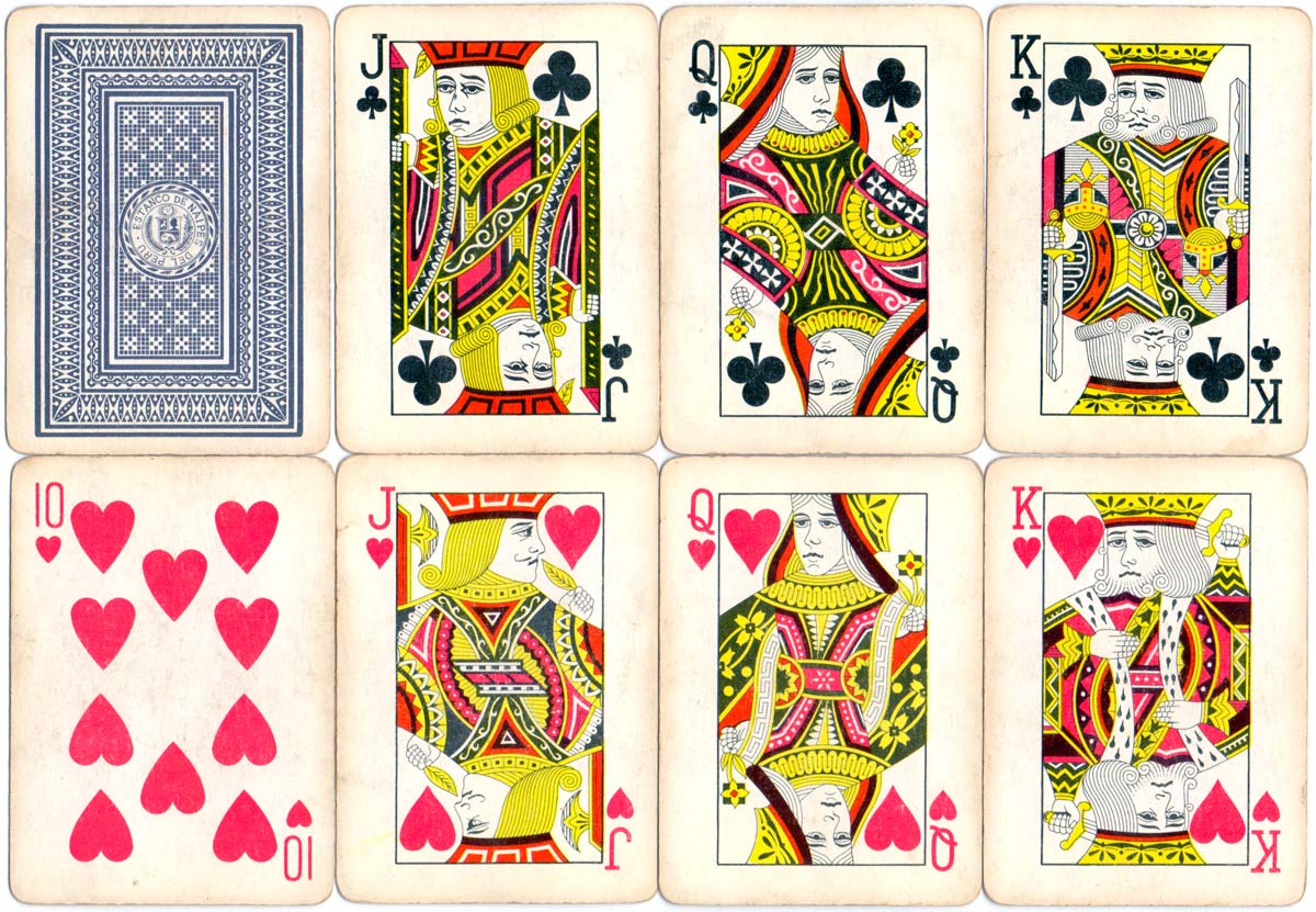 TOYO playing cards manufactured in China for the “Estanco de Naipes del Perú”, 1950s TOYO playing cards manufactured in China for the “Estanco de Naipes del Perú”, 1950s