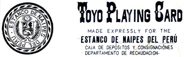 TOYO playing-cards manufactured in China for the “Estanco de Naipes del Perú”, 1950s TOYO playing-cards manufactured in China for the “Estanco de Naipes del Perú”, 1950s