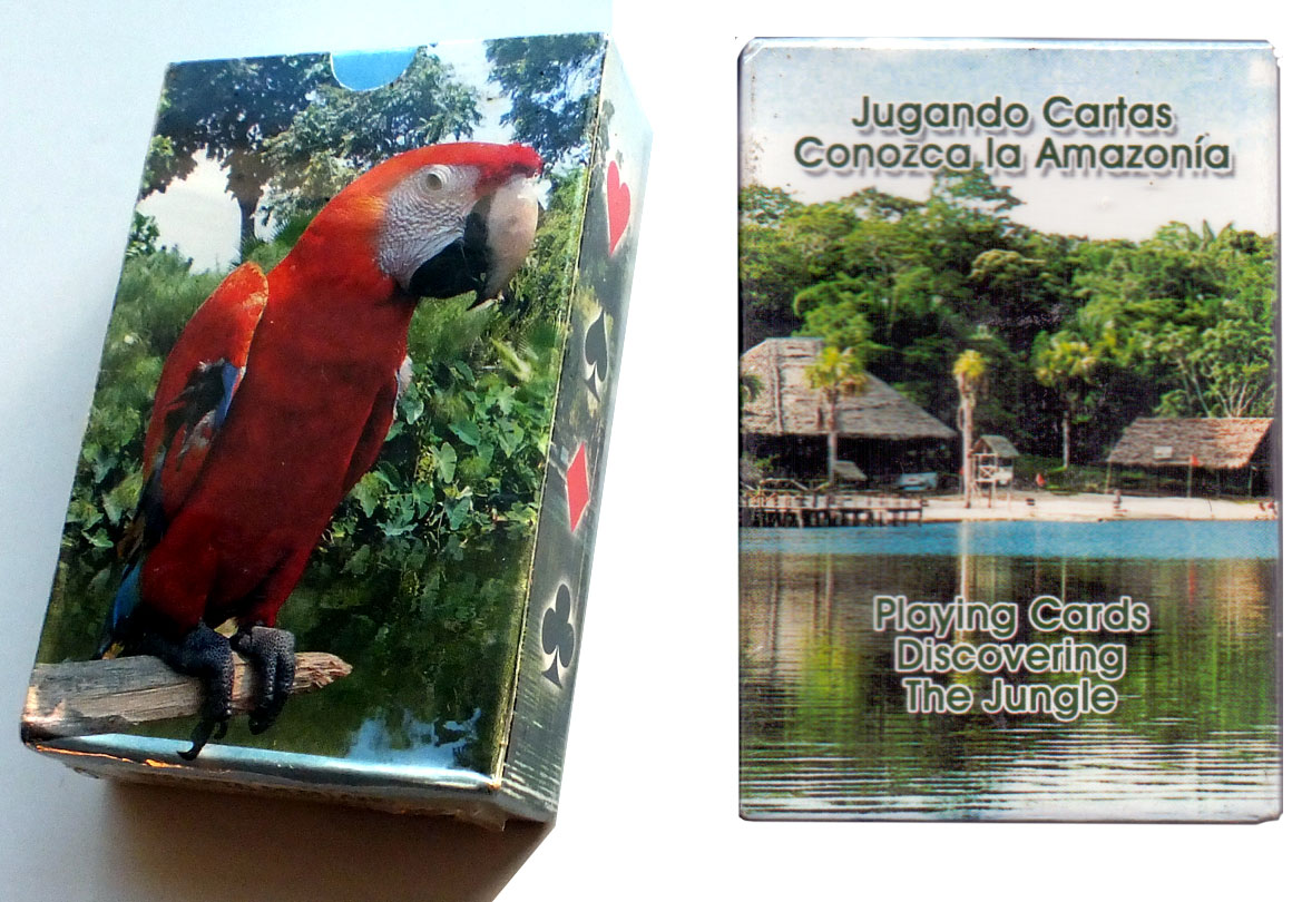 Fenno Discovering The Jungle Souvenir playing cards Fenno Discovering The Jungle Souvenir playing cards