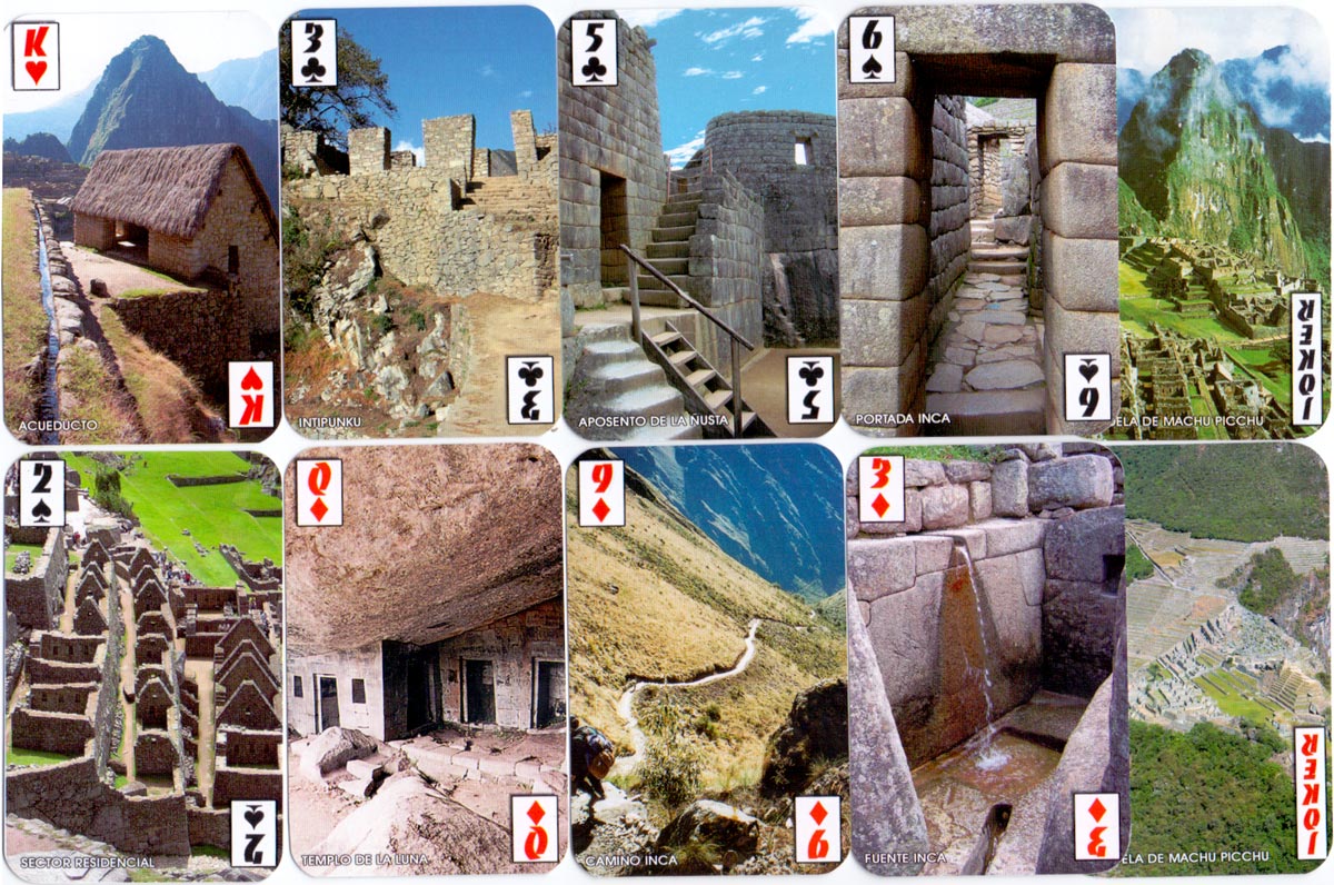 Fenno Discovering Machu Picchu Souvenir playing cards Fenno Discovering Machu Picchu Souvenir playing cards