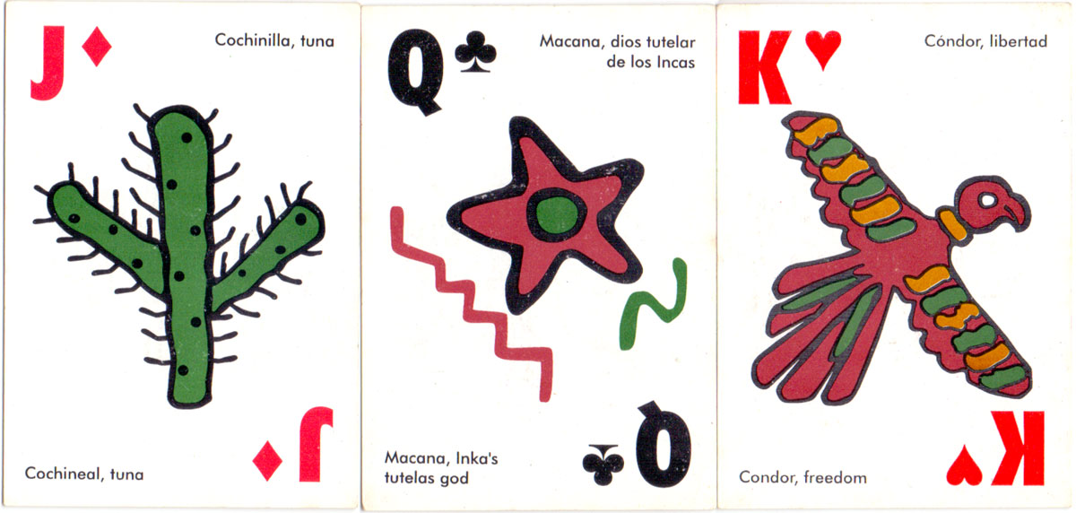Inka Culture playing cards, Peru, c.2000