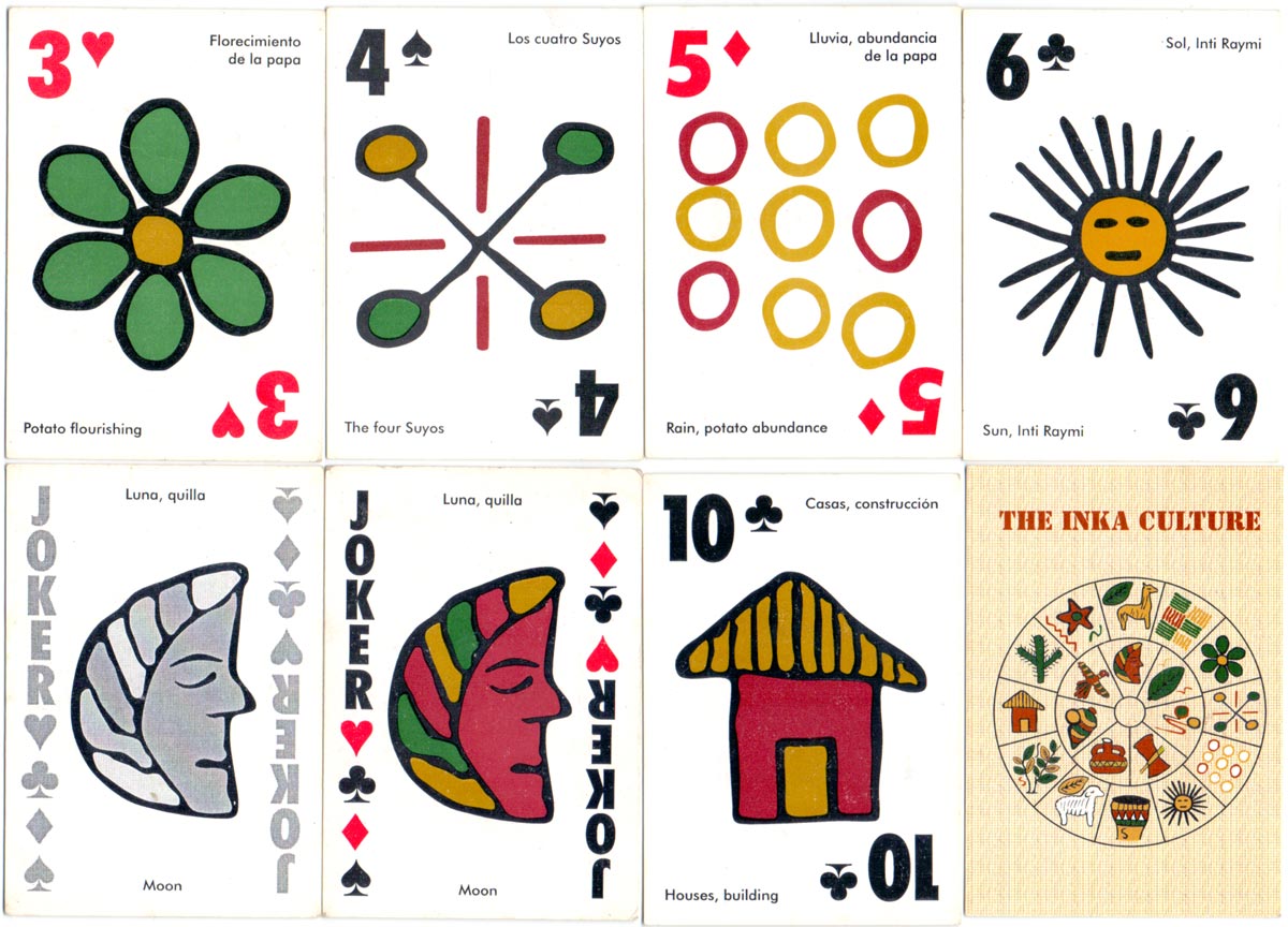 Inka Culture playing cards, Peru, c.2000 Inka Culture playing cards, Peru, c.2000