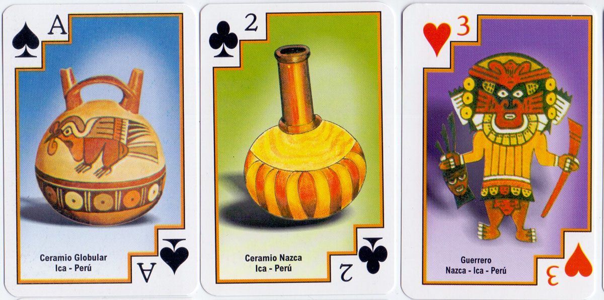 “Líneas de Nazca” souvenir playing cards, Peru, c.2008