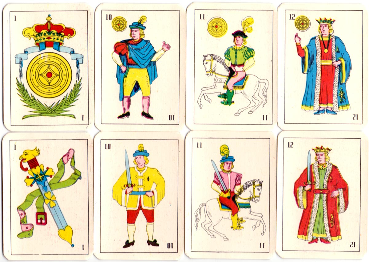 Pavias playing cards made in Peru, c.1990