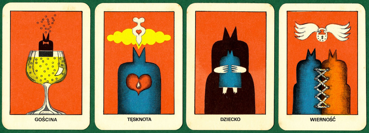 Karty Do Wróżb Oracle Cards from Poland designed by Ewa Hadydoń