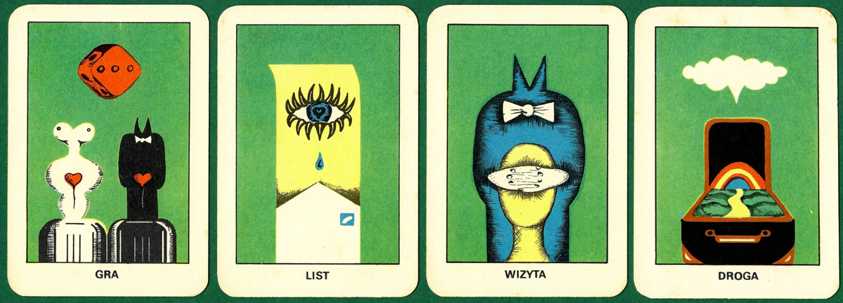 Karty Do Wróżb Oracle Cards from Poland designed by Ewa Hadydoń