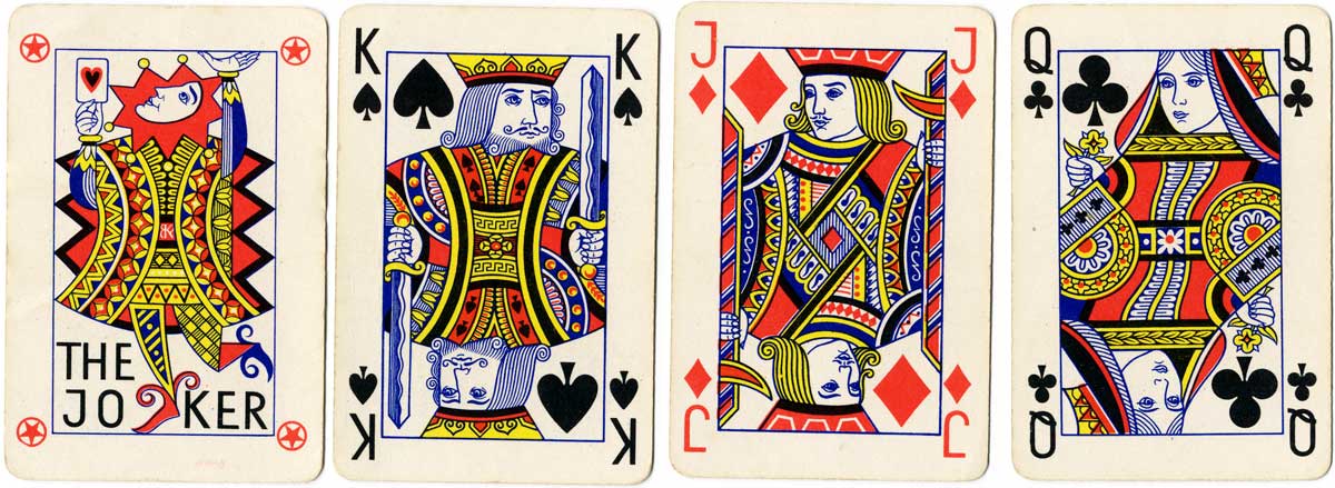 standard Anglo-American deck based on Goodall designs by Franciszek Bunsch, c.1965 standard Anglo-American deck based on Goodall designs by Franciszek Bunsch, c.1965