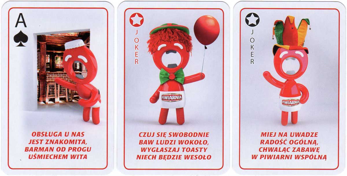 Advertising Deck for the Piwiarnia Pub in Warsaw Advertising Deck for the Piwiarnia Pub in Warsaw