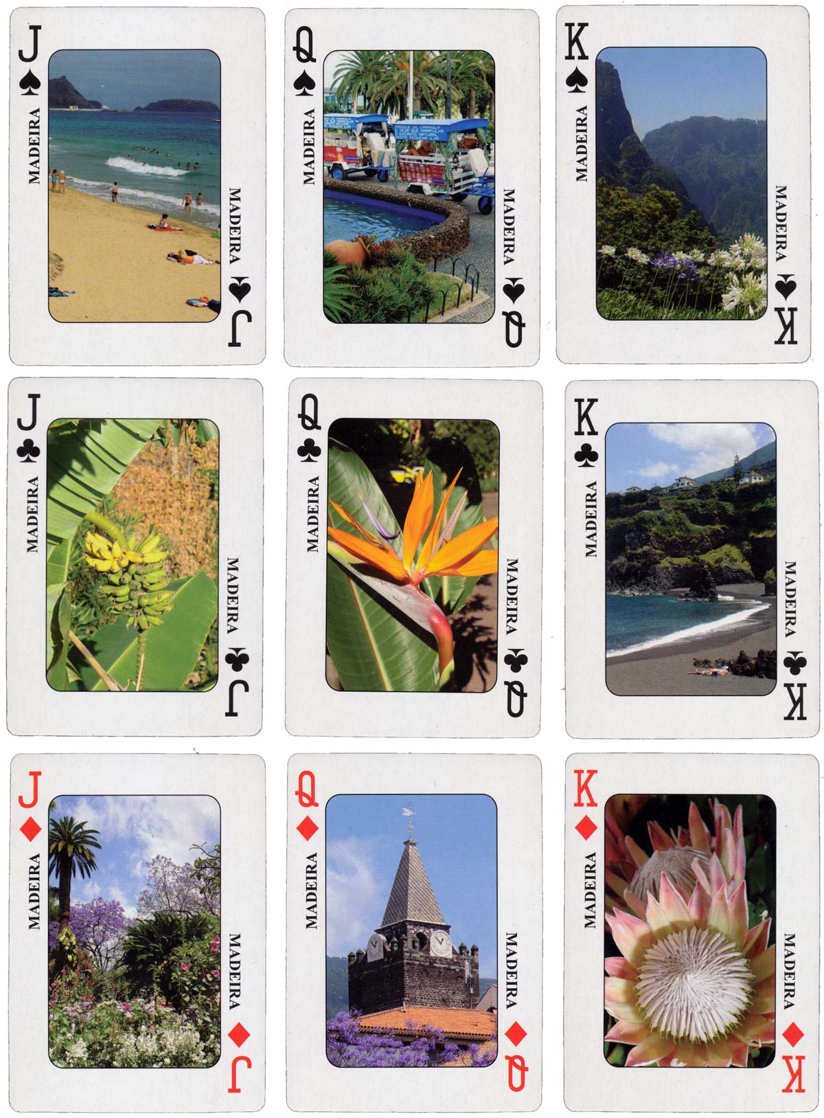 “Ilha da Madeira” Souvenir playing cards