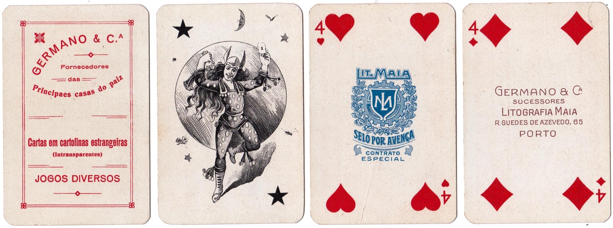 Cartas de jogar, Litografia Maia