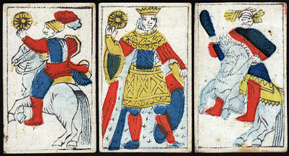 Portuguese playing cards, c.1800