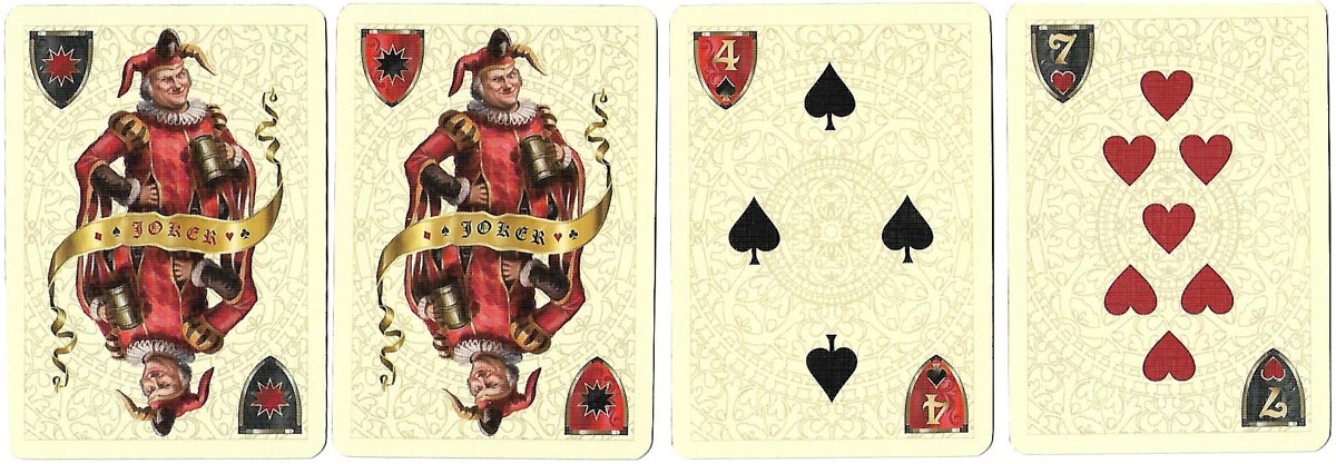 “New Figures” playing cards designed by A I Charlemagne, published by the Russian Playing Card Society