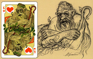 East Slavonic Mythology playing cards