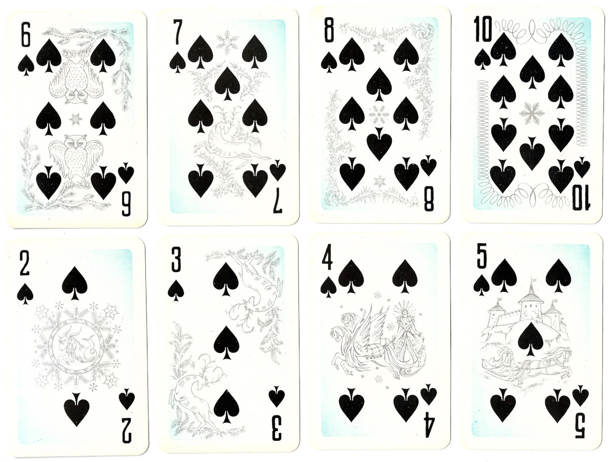 “Seasons” playing cards second version c.1992