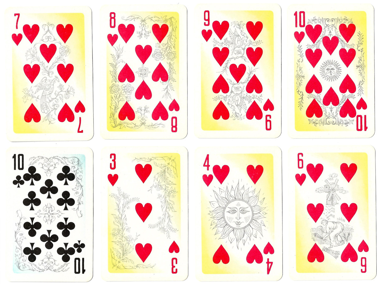 “Seasons” playing cards second version c.1992