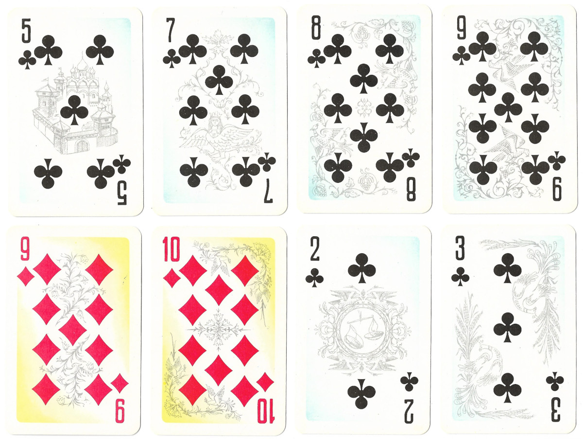 “Seasons” playing cards second version c.1992