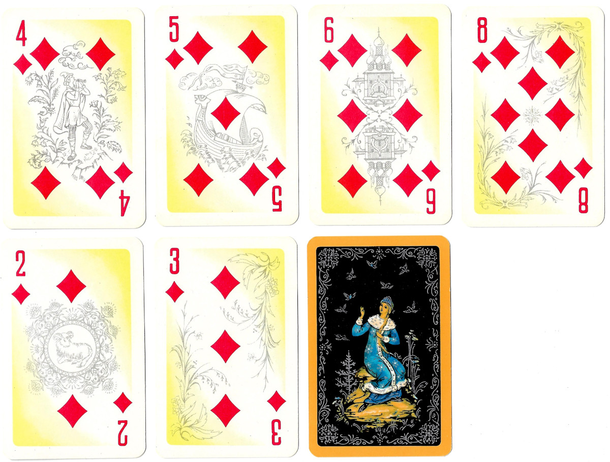 “Seasons” playing cards second version c.1992