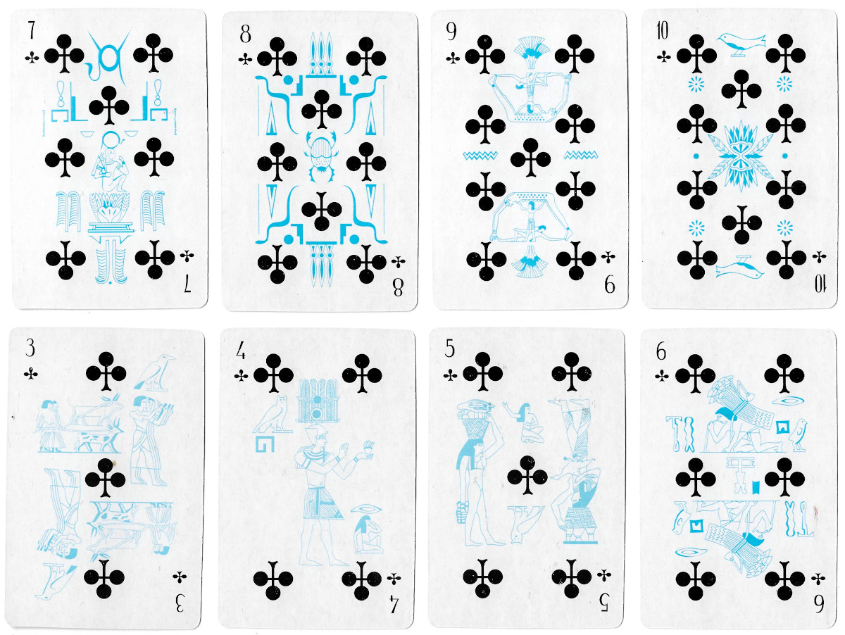 AAA No.9933 reprint by Ningbo Three A Group Co Ltd with pip card illustrations that have become part of this deck