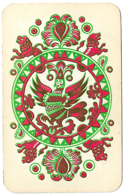 Lubok playing cards designed by Victor M. Sveshnikov, Russia, 1984