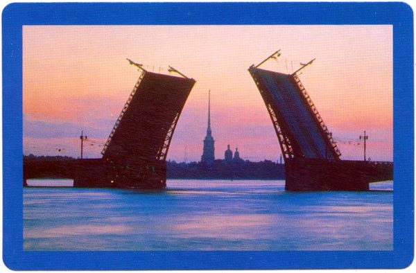 St Petersburg Souvenir playing cards, 2004