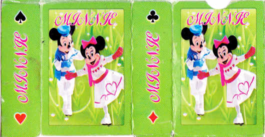 Minnie patience cards, Singapore Minnie patience cards, Singapore
